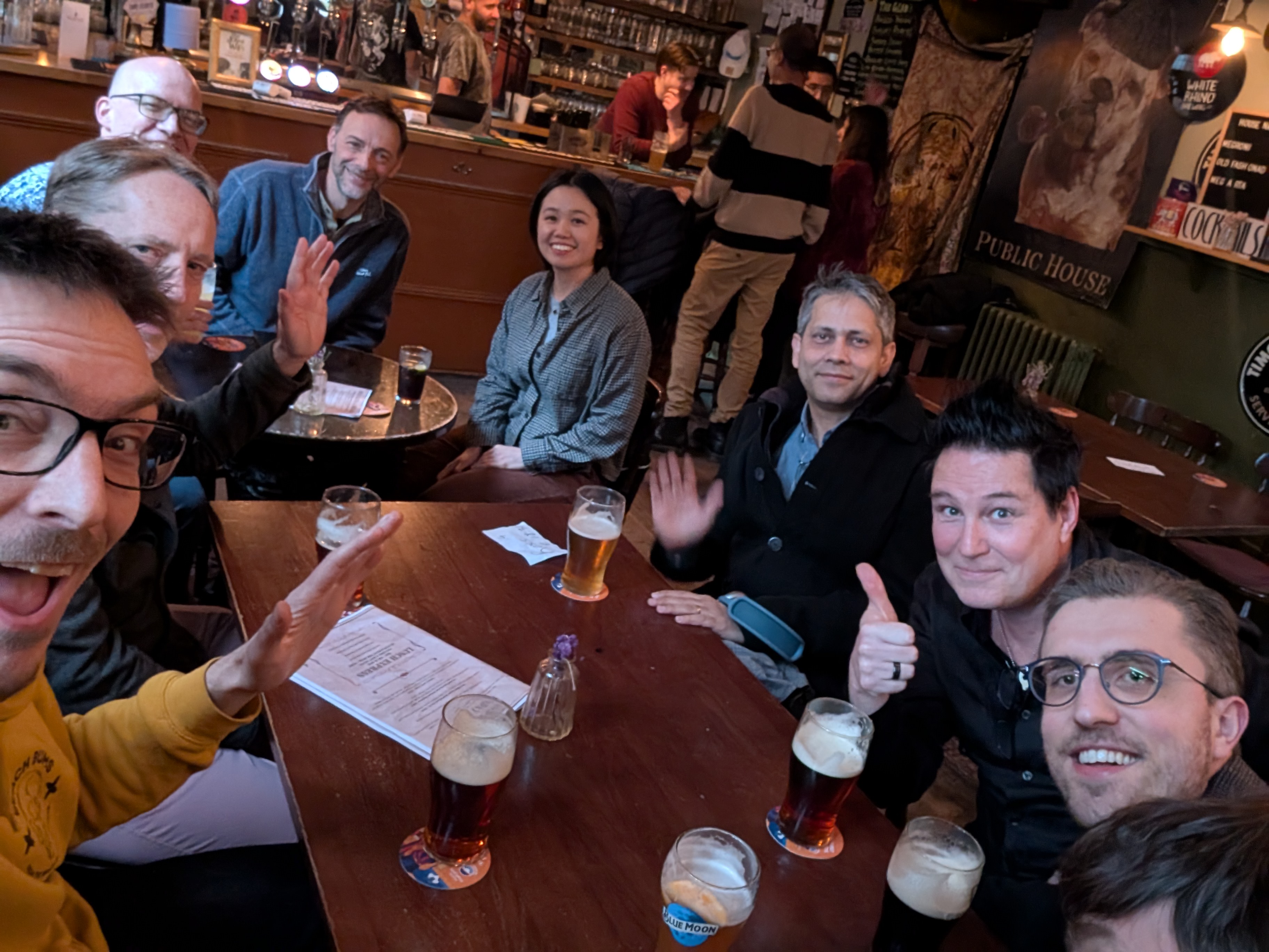 Playgroup at the pub afterwards