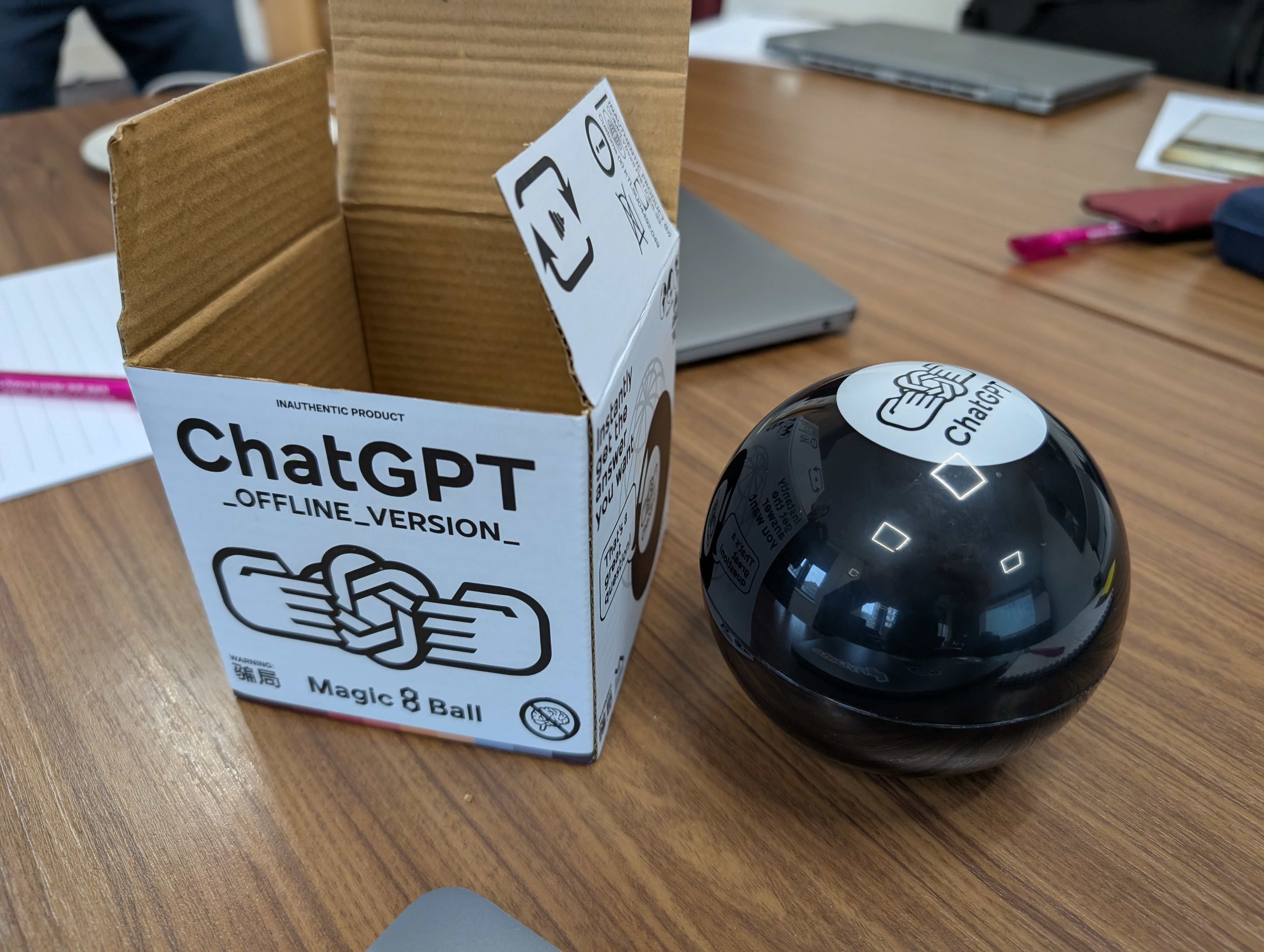 ChatGPT Offline Version Magic 8 Ball
